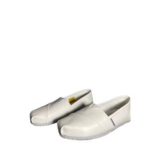 Skechers Work Loafers Slip Resistant Memory Foam White Shoes Size 7.5